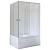 Душевой уголок Royal Bath BP 120х80 RB8120BP-T-R с поддоном профиль Белый стекло прозрачное