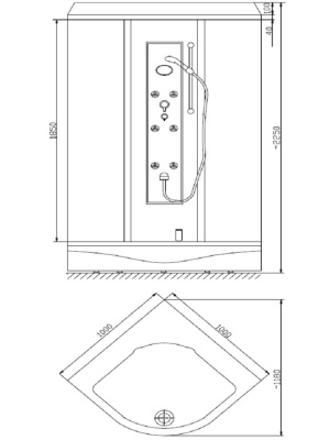 Душевая кабина Victory Spa Kolumbia Система 2 (OVS-K2)