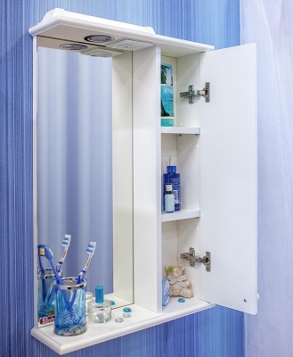 Тумба с раковиной Sanflor Карина 45 Н0000000679 Белая