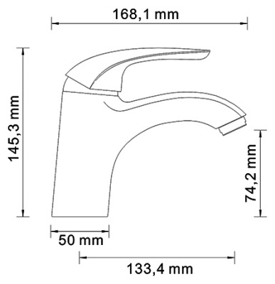 Смеситель для раковины WasserKRAFT Rossel 2803 Хром