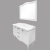 Тумба с раковиной Comforty Монако 120 3132224 Белая Тумба с раковиной Comforty Монако 120 3132224 Белая