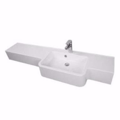 Раковина-столешница Акватон Hotel B 150 Белая L