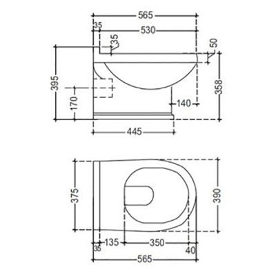 Унитаз Jaquar Queen s QNS-WHT-7951 подвесной с сиденьем микролифт