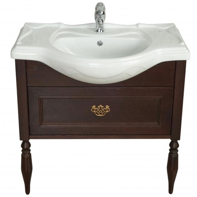 Тумба под раковину Roca America Evolution L 85 ZRU9302959 Дуб темный шоколад