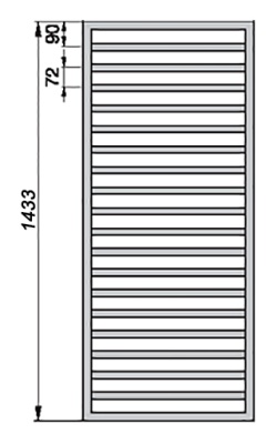 Полотенцесушитель Zehnder Quaro QAM-140-045/ID Белый