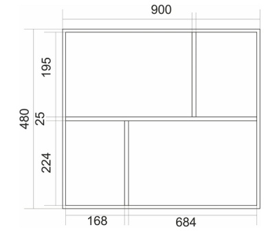 Тумба под раковину Mixline Аврора 90 533838 подвесная Белая