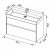 Тумба под раковину Aquanet Бруклин 100 203961 подвесная Белая