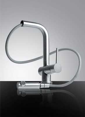 Смеситель для кухни Omoikiri Koriyama S 4991006 Нержавеющая сталь