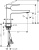 Смеситель для раковины Hansgrohe Metropol 74502000 Хром