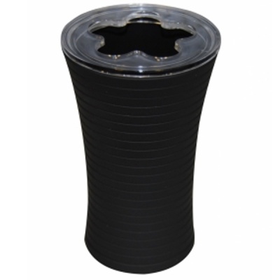 Стакан для зубных щеток Ridder Tower 22200210 Черный Стакан для зубных щеток Ridder Tower 22200210 Черный