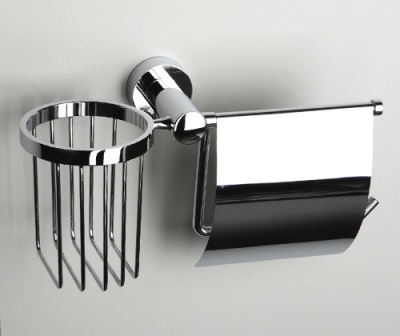 Держатель туалетной бумаги и освежителя воздуха WasserKRAFT Donau K-9459 Хром