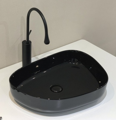 Раковина-чаша BelBagno 55 BB1435NERO Черная