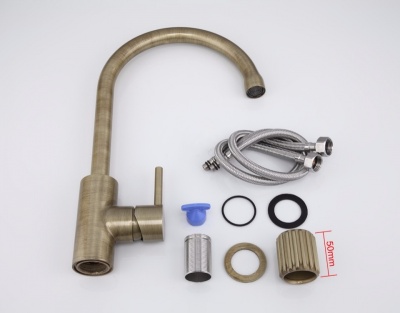 Смеситель для кухни Frap F4052 Сатин