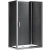 Душевой уголок Gemy S30191E-A75 130х75 профиль Хром стекло прозрачное