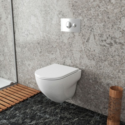 Унитаз Owl 1975 Wave Cirkel-H OWLT190801 подвесной с сиденьем Микролифт