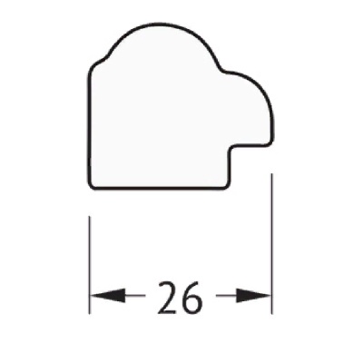 Зеркало Evoform Definite 108х58 Витая бронза
