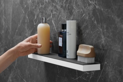 Стеклянная полка Hansgrohe Rainfinity 50 26844700 Белый матовый Графит