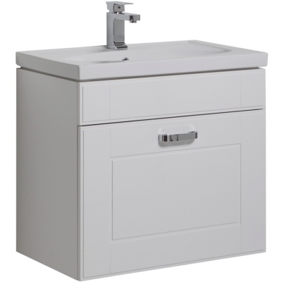 Комплект мебели для ванной Aquanet Рондо 60 195703 подвесной Белый