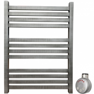 Электрический полотенцесушитель Ника Modern ЛМ 6 80x50 масляный Antique silver matt 12 перекладин