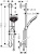 Душевой гарнитур Hansgrohe Raindance Select S 26323000 Хром