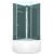 Душевая кабина Domani-Spa Simple High 90х90 DS01ES99HBM00 профиль Белый задние стенки Черные