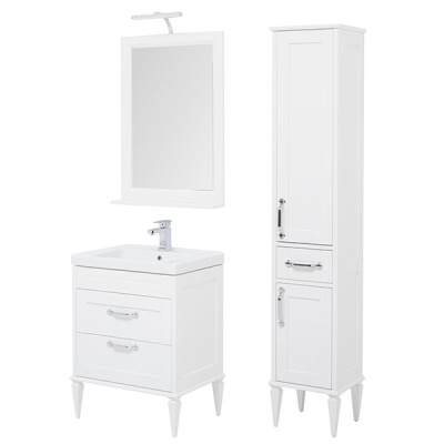 Тумба под раковину Aquanet Денвер 65 199210 Белый глянец