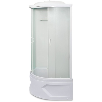 Душевая кабина Mirwell MR3510TP-C 100х100 профиль Белый стекло матовое