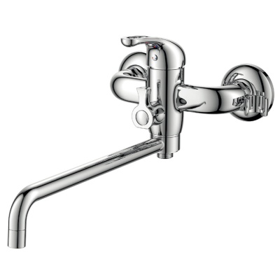 Смеситель для ванны D&K Eucharius Rhein DA1373301 универсальный Хром