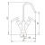 Смеситель для раковины Migliore Syntesi ML.SNS-7934.CR Хром