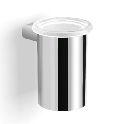 Стакан для зубных щеток Langberger Lugano 24011B круглый Хром Стакан для зубных щеток Langberger Lugano 24011B круглый Хром