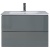 Тумба под раковину Duravit L-Cube 102 LC624204747 подвесная Голубой камень глянец