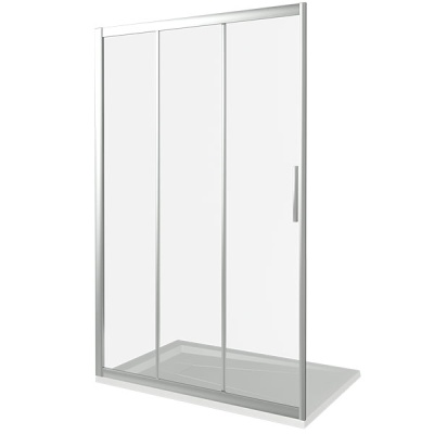 Душевая дверь в нишу Good Door Orion WTW-140 140 профиль Хром стекло прозрачное