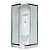 Душевая кабина Royal Bath HP 90х90 RB90HP6-WC-CH стекло матовое задняя стенка Белая