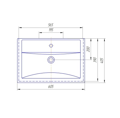 Раковина Кировит Фостер 600 Белая