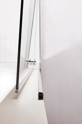 Душевая дверь в нишу Cezares ECO-O-B-2-90-C-Cr профиль Хром стекло прозрачное