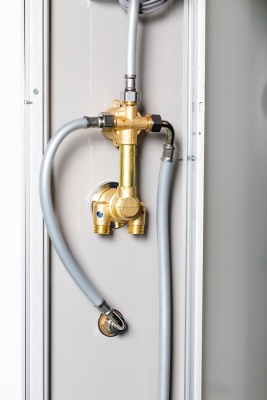 Душевая кабина WeltWasser WW500 Halle 1004 100x100 10000003249 профиль Хром стекло прозрачное