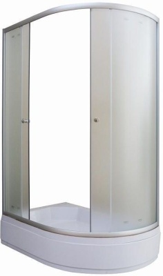 Душевой уголок Parly ZEM120L 120х195 профиль Сатин стекло матовое