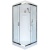 Душевая кабина Royal Bath HP 80х80 RB80HP1-T-CH стекло прозрачное задняя стенка Белая