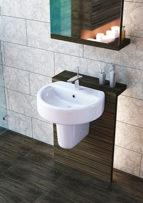 Раковина Sanita Luxe Best 55 BSTSLWB01 Белая