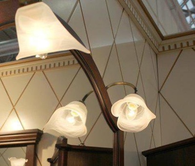 Комплект мебели для ванной Opadiris Виктория 90 Светлый орех