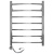 Полотенцесушитель электрический Domoterm Калипсо П7 500*700 E L Хром
