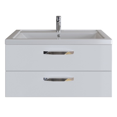 Тумба под раковину San Star Кристал 80 78.1-1.5.1. подвесная Белая