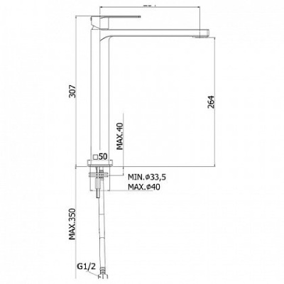 Смеситель для раковины Paffoni Tango TA081CR Хром