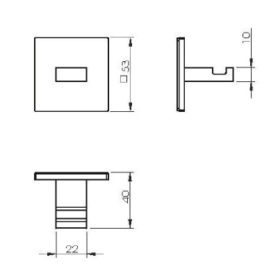 Крючок Langberger Molveno 71131 Хром