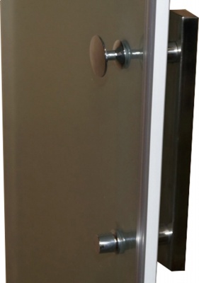 Душевой уголок Parly ZQ121 L 120х195 профиль Полированный алюминиевый стекло матовое