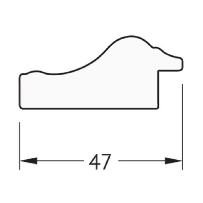 Зеркало Evoform Definite 112х62 Бусы золотые