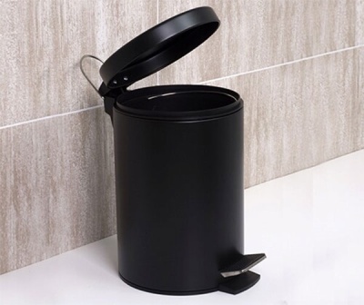 Ведро для мусора WasserKRAFT K-635B Черное