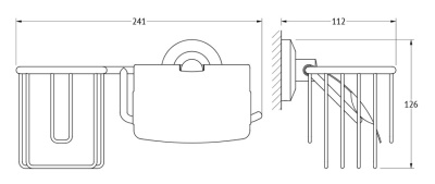 Держатель освежителя воздуха FBS Standard 054 Хром