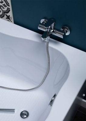 Акриловая ванна Aquanet Borneo 170x90 L 00203909+243000+204668 с гидромассажем