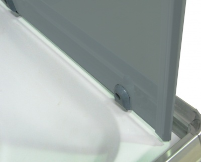 Душевой уголок Parly QZ71S 100х195 профиль Полированный алюминиевый стекло тонированное